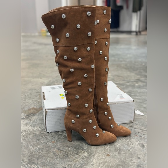 a.n.a Shoes - A.N.A Women’s Brown studded boots